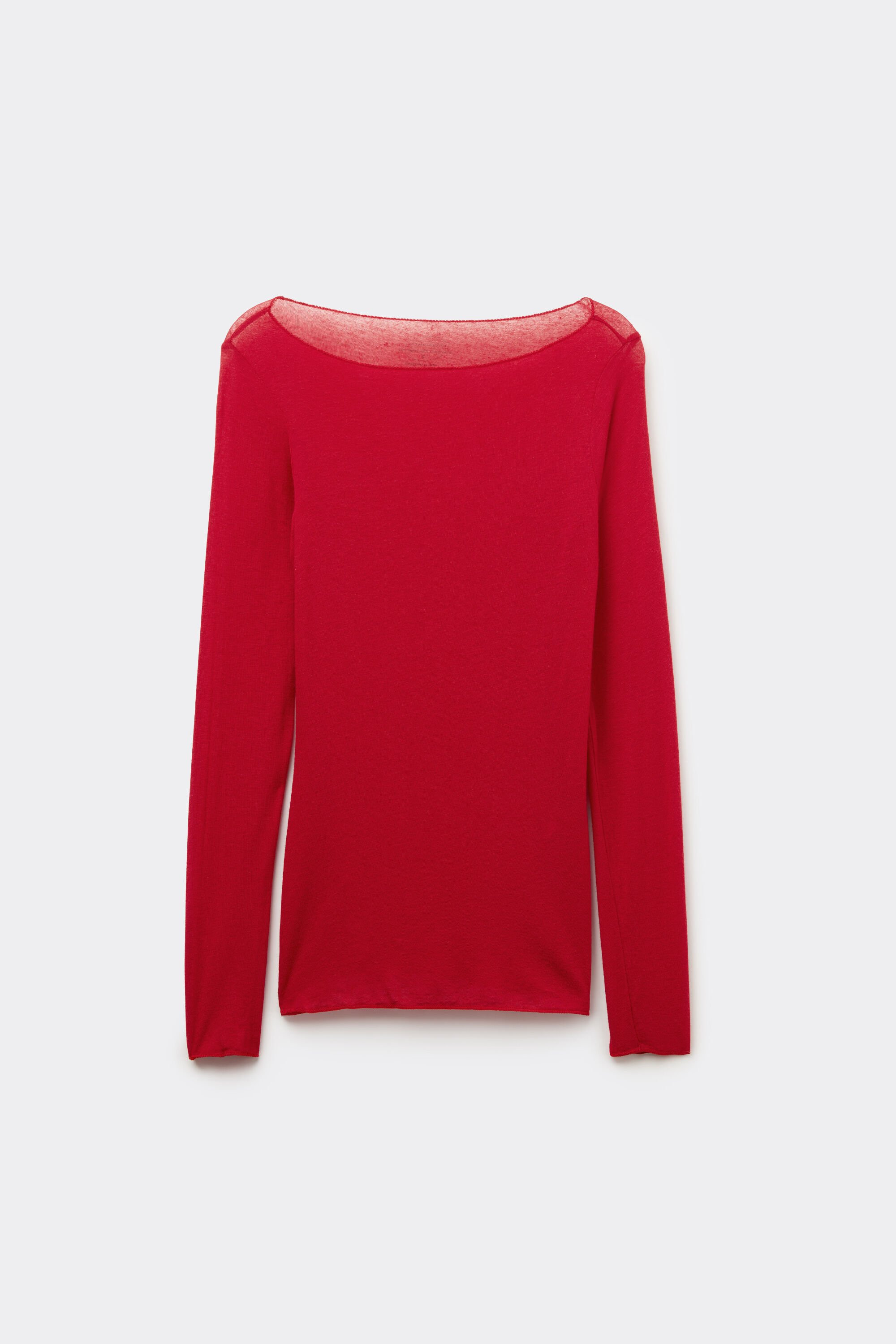 Sheer Cashmere Boat Neck Shirt | Intimissimi | Intimissimi (US)