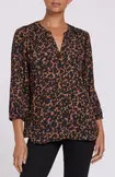 NYDJ Pintuck Top in Lilla Garden at Nordstrom, Size Small | Nordstrom