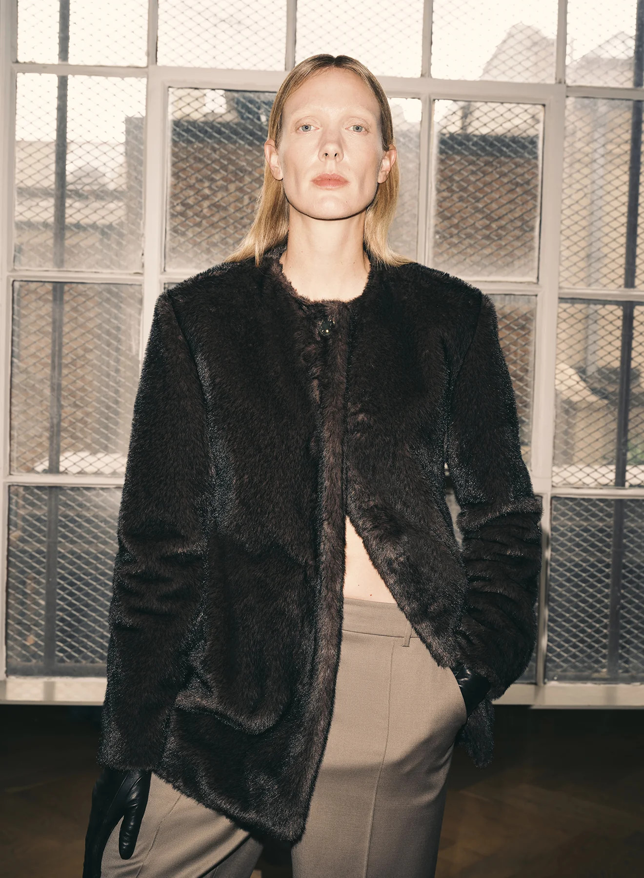 BRAQUE JACKET (SMOKE BROWN) | Anna Quan (Global)
