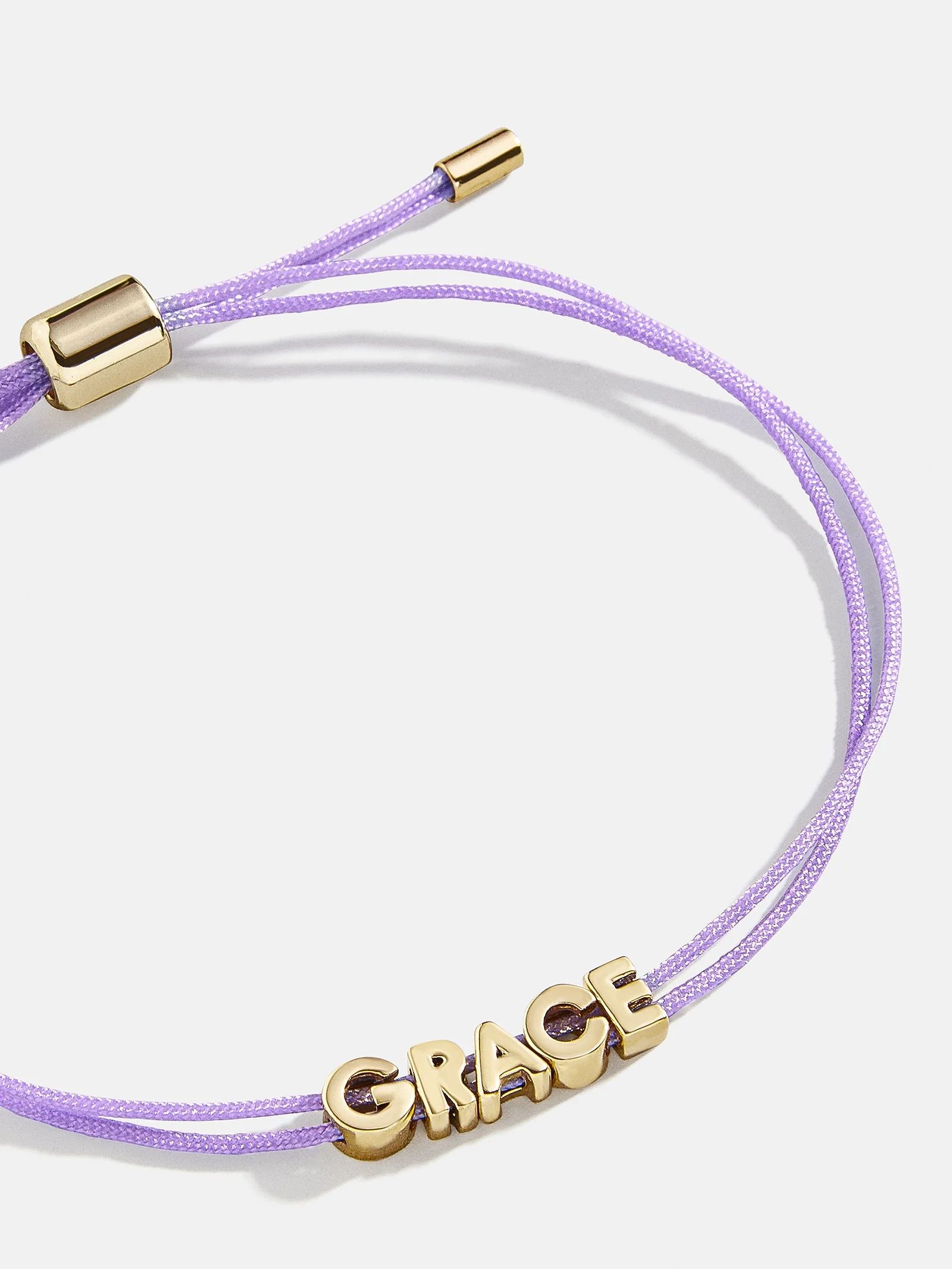 Custom Cord Bracelet - Lavender | BaubleBar (US)