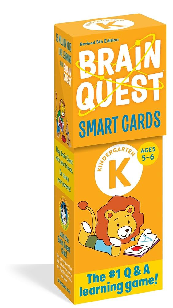 Brain Quest Kindergarten Smart Cards Revised 5th Edition (Brain Quest Smart Cards) | Amazon (US)