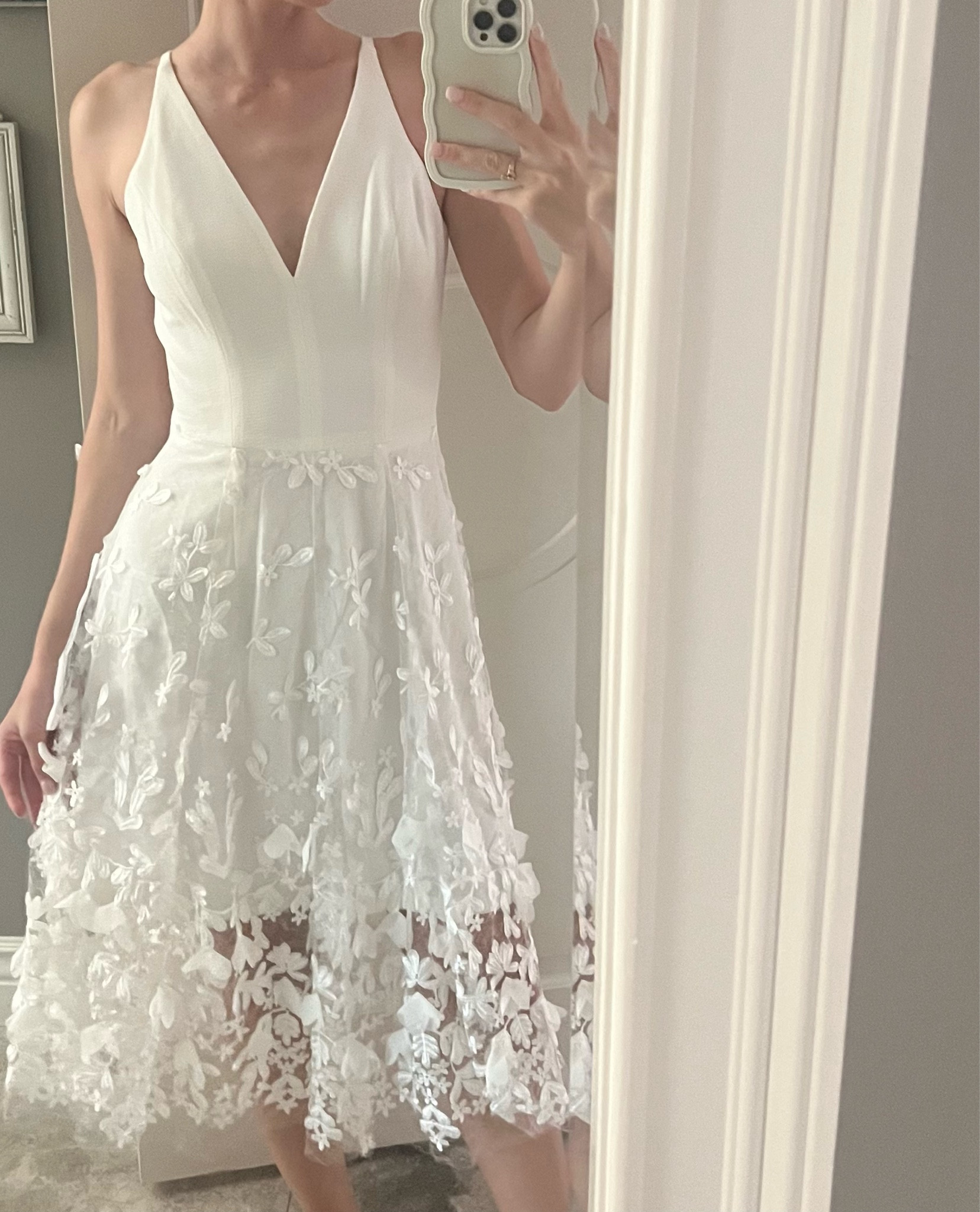 Wedding dress 
White dress
Engagement dress
Bridal shower dress 
Bachelorette dress 
Reception dress
Honeymoon dress
Wedding anniversary dress

#LTKwedding #LTKstyletip #LTKFind