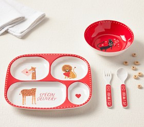 Rifle Paper Co. Valentine's Nursery Feeding Set | Pottery Barn Kids