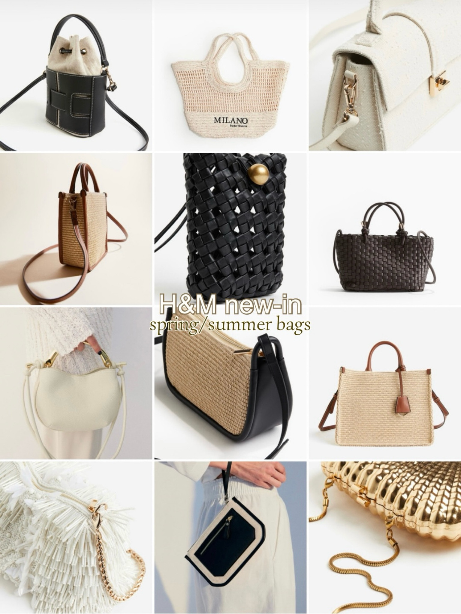 H&M new in: spring/summer bags! 😍
I looove the look of these bags, they’re giving designer 👌🏼

H&M bags | spring bags | summer bags | designer bags | designer look | designer look bags | H&M finds | affordable fashion | spring fashion | spring accessories 

#LTKstyletip #LTKeurope #LTKSeasonal