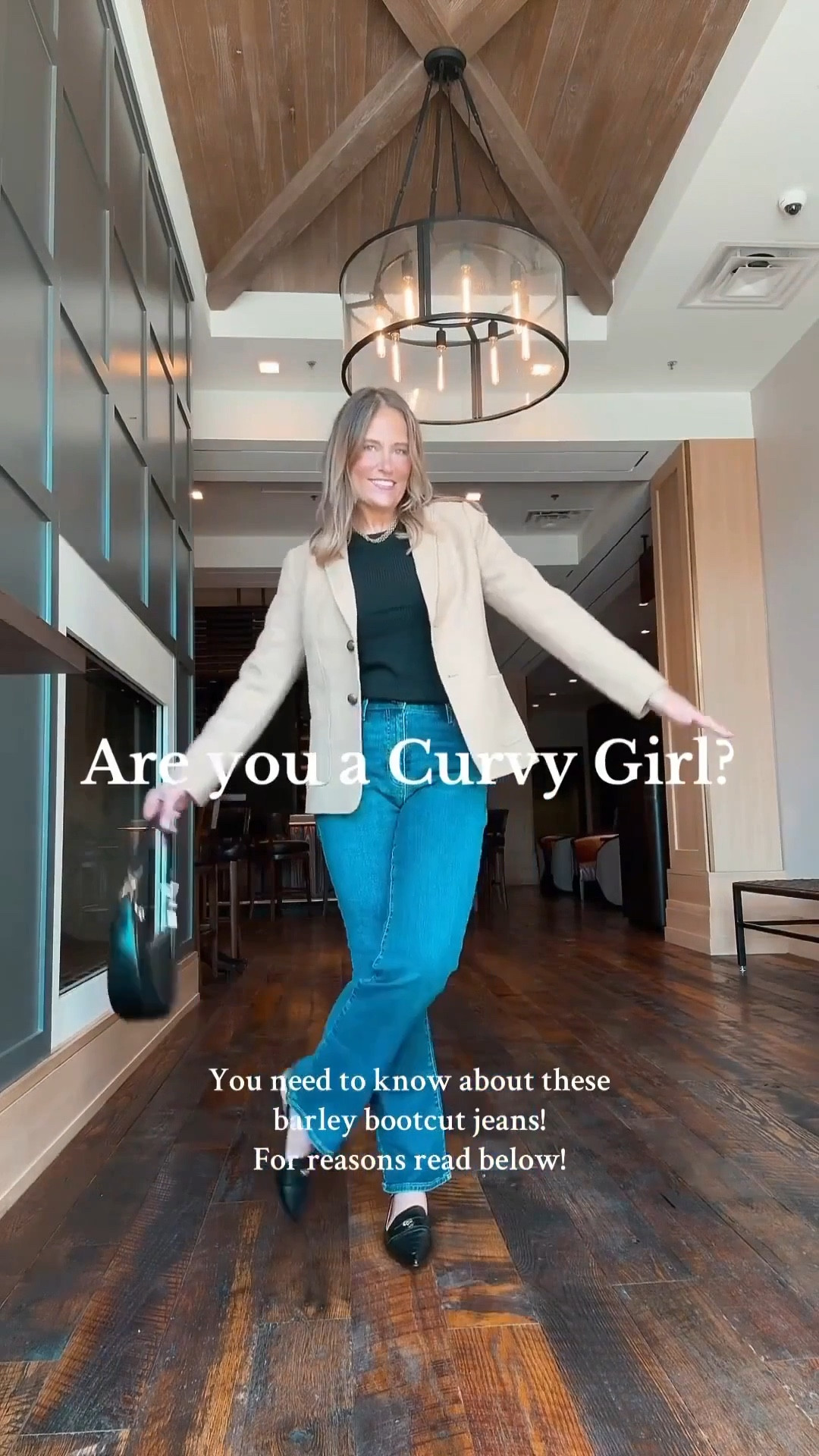 This video is for all our curvy girls who like bootcut jeans! We love this pair from Talbots! I have a size 10 curvy fit and they do fit a little smaller on the top than the bottom! 

#LTKStyleTip #LTKMidsize #LTKOver40