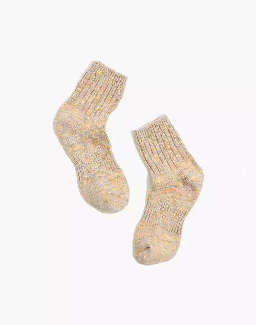 Rainbow Marled Ankle Socks | Madewell