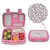 Bentgo Kids Prints (Pink Dots) - Leak-Proof, 5-Compartment Bento-Style Kids Lunch Box - Ideal Por... | Amazon (US)