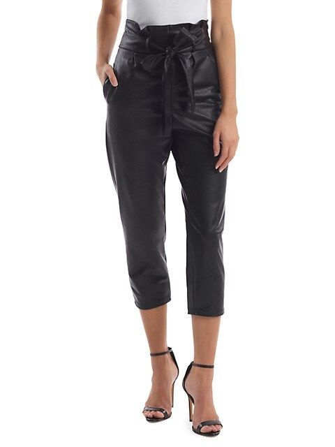 Faux Leather Paperbag Pants | Saks Fifth Avenue