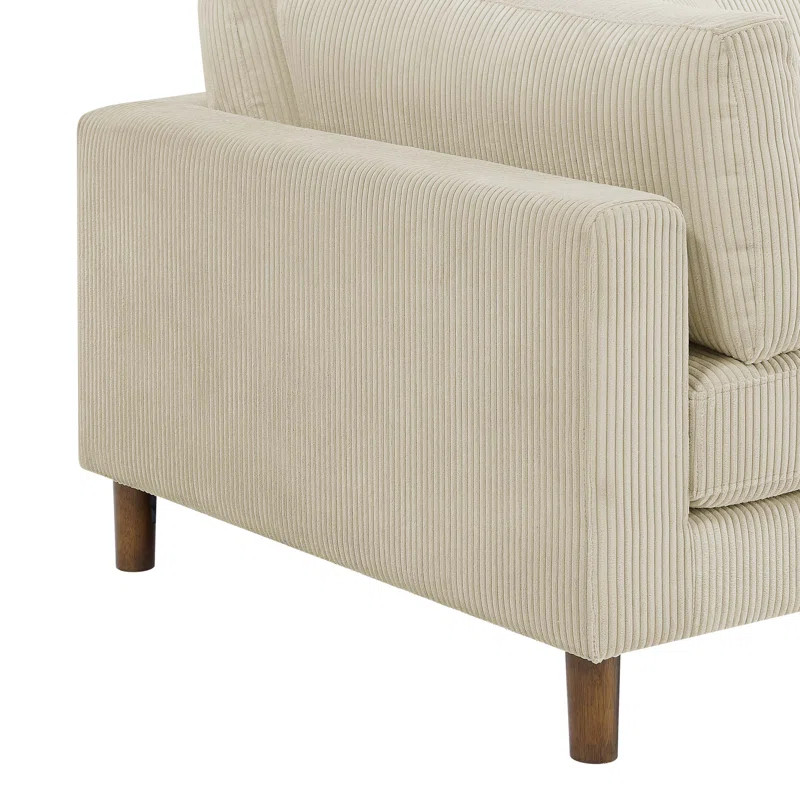 Assel 116'' Corduroy Sofa | Wayfair North America