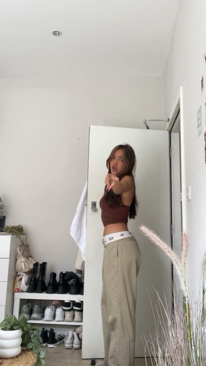 dickies, dickies 874, beige pants, work pants, uni outfit, university, comfortable, brown bandeau, brown crop top

#LTKBacktoSchool #LTKstyletip #LTKunder50