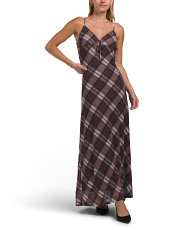 Plaid Maxi Dress | Casual Dresses  | Marshalls | Marshalls