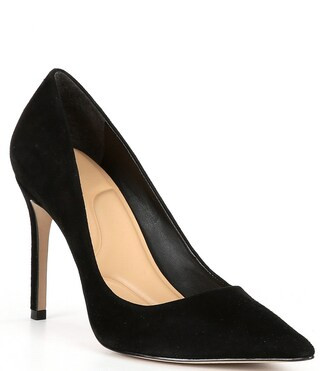 Sampras Suede Pointed Toe Pumps | Dillard's