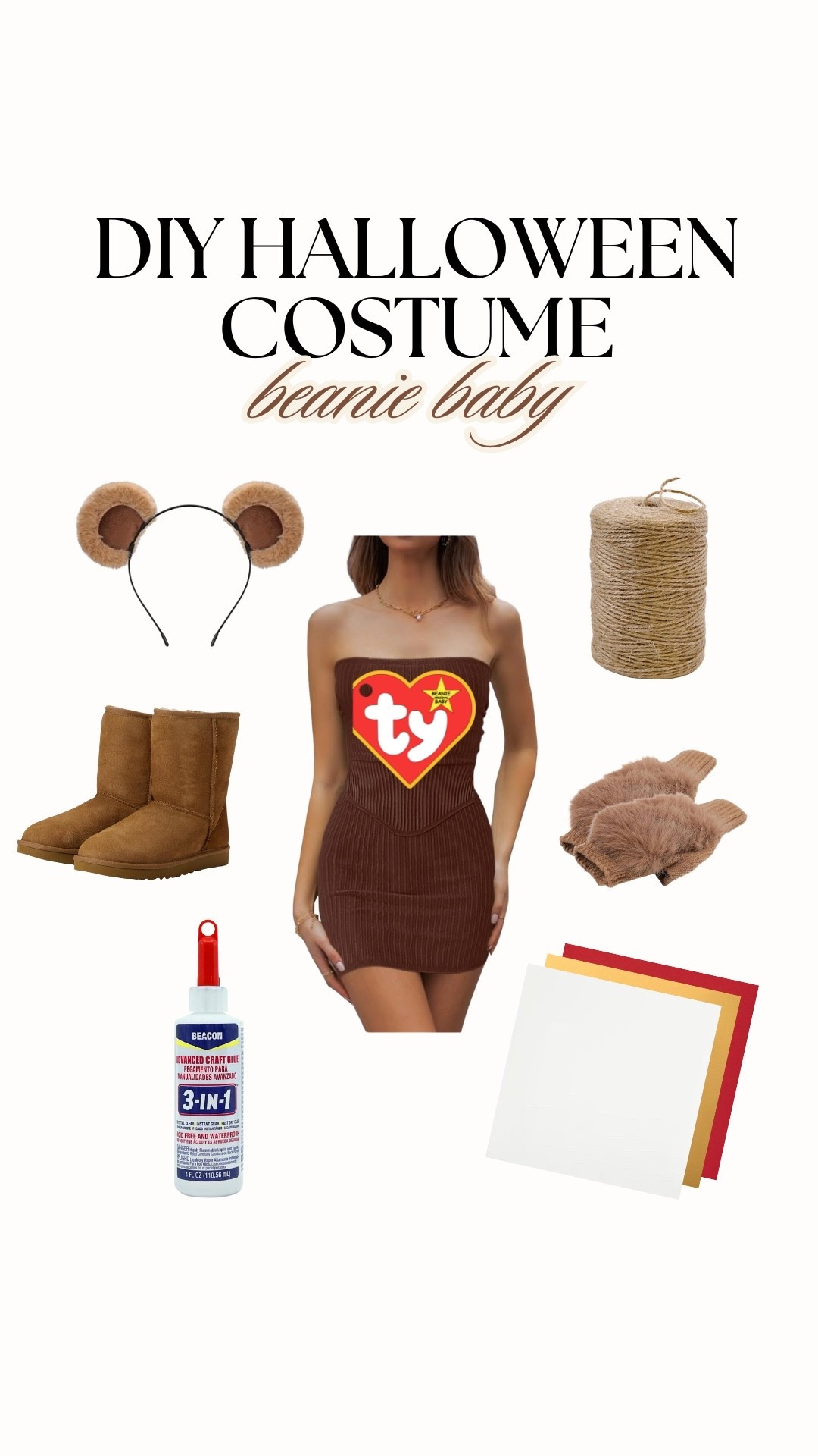 create this EASY DIY Halloween Costume with your Cricut: a Beanie Baby! 🤎🧸🐻

#LTKSeasonal #LTKHalloween #LTKU