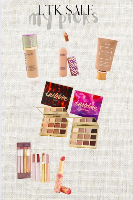 LTK Fall Sale • Tarte Cosmetics / makeup / beauty / foundation / concealer / eye shadow palettes / lip gloss 

#LTKsalealert #LTKSale #LTKbeauty