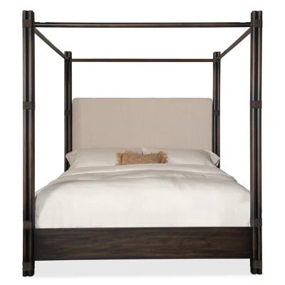 Retreat Upholstered Canopy Bed | Perigold