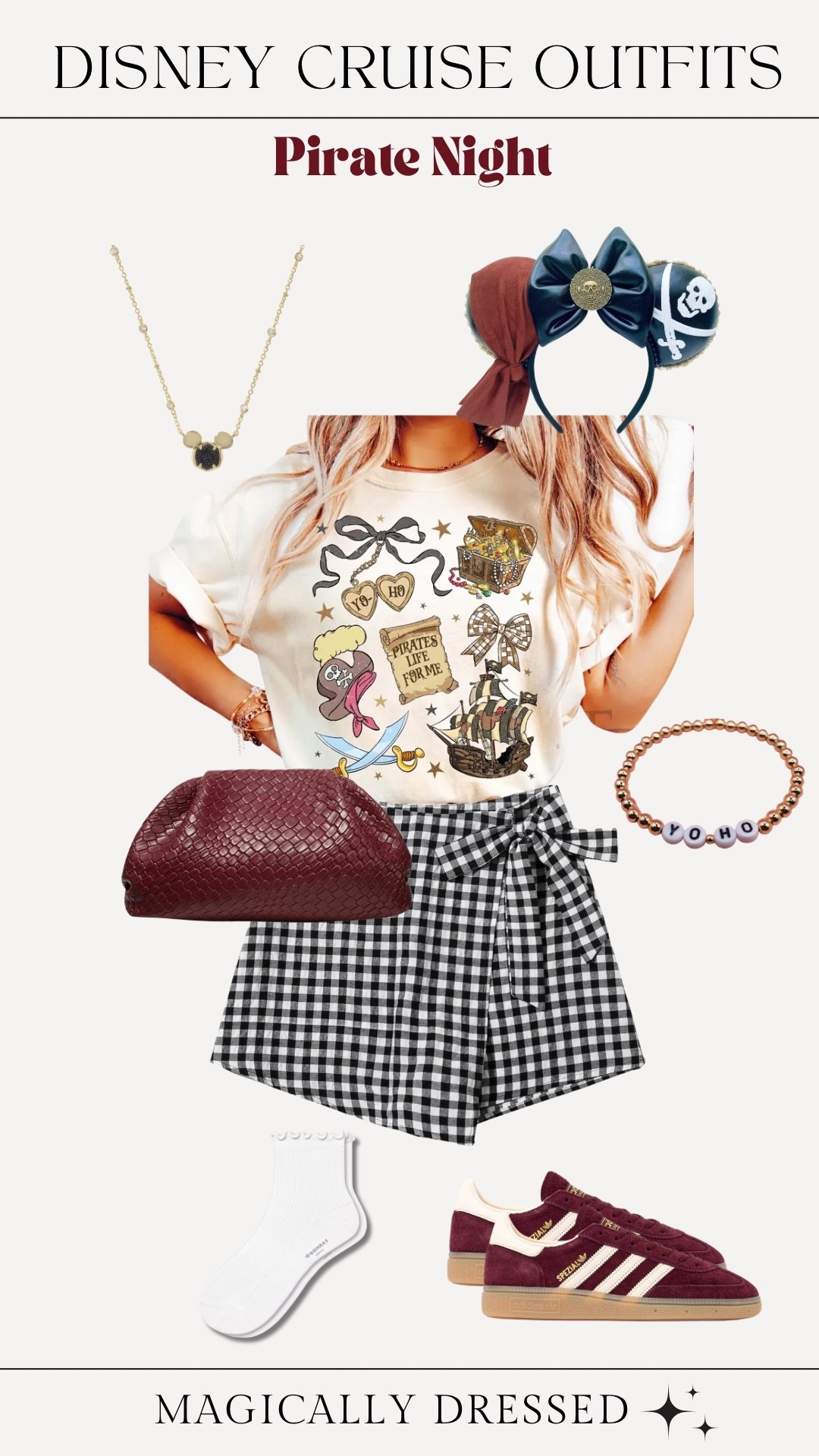 Not a fan of getting in full costume? This is the perfect cute and casual outfit to wear on pirate night on the cruise! 

#LTKTravel