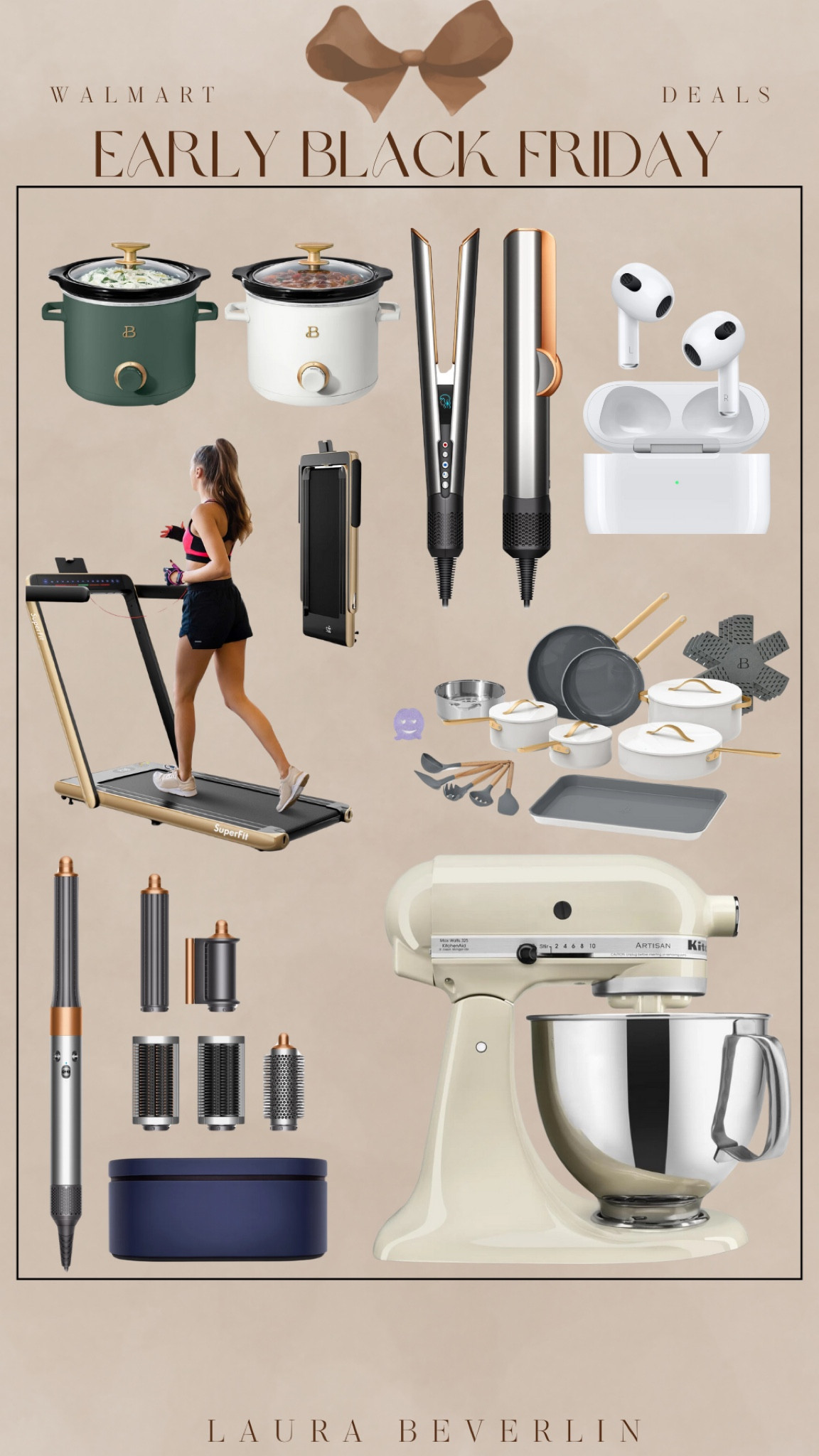 Walmart early Black Friday deals
Dyson airwrap sale
Crockpot
Apple AirPods 
Kitchen aid mixer 
Gold walking pad treadmill 
Dyson straightener 

@walmart, #walmartpartner, #walmartdeals #laurabeverlin 

#LTKSaleAlert #LTKGiftGuide #LTKCyberWeek