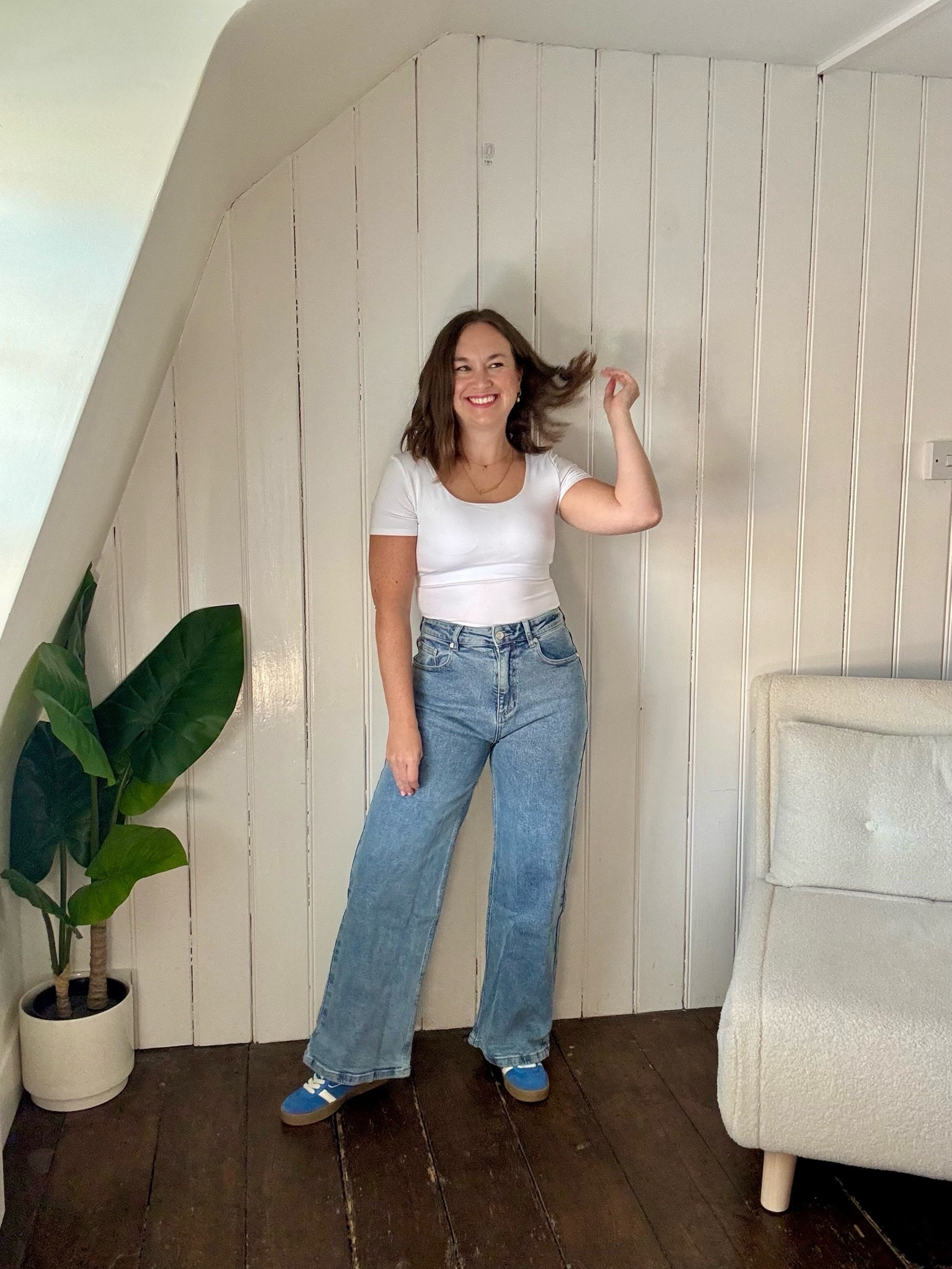 Perfectly petite jeans and top outfit!

I wear a size 10 in both 🩷

#LTKuk #LTKpetite