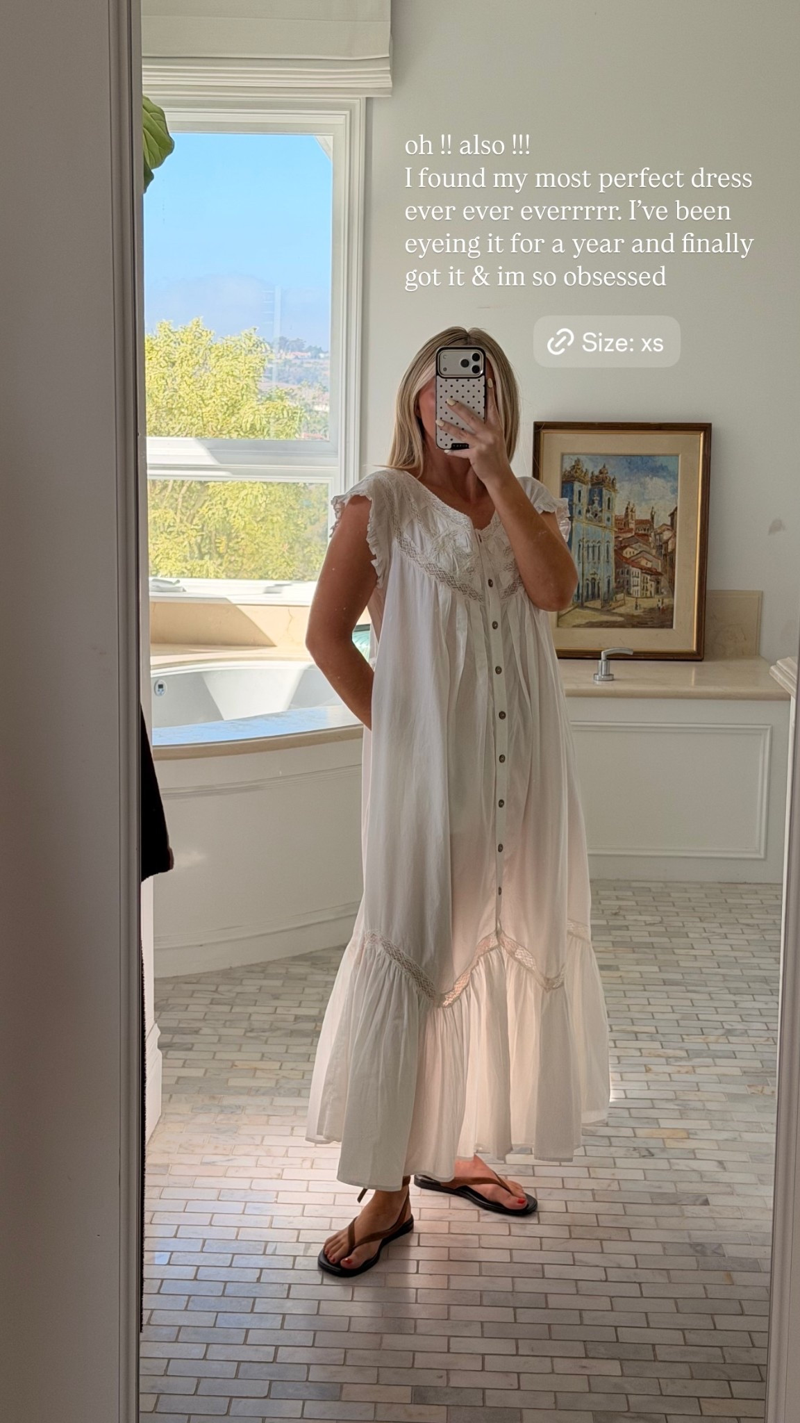 oh !! also !!! 
I found my most perfect dress ever ever everrrrr. I’ve been eyeing it for a year and finally got it & im so obsessed  @freepeople