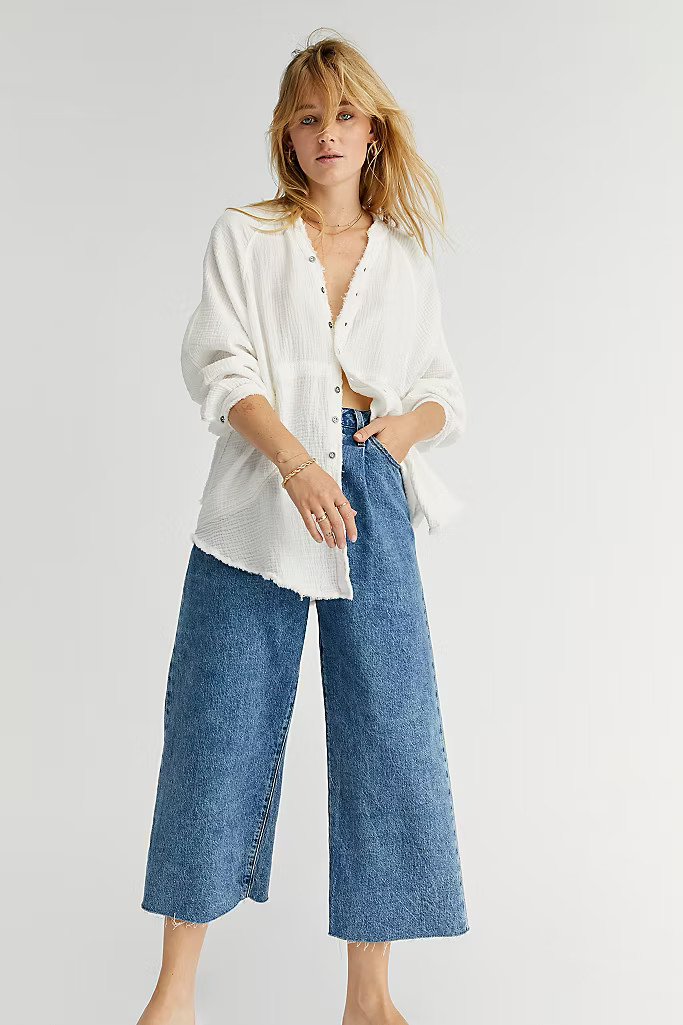 We The Free Summer Daydream Buttondown | Free People (Global - UK&FR Excluded)