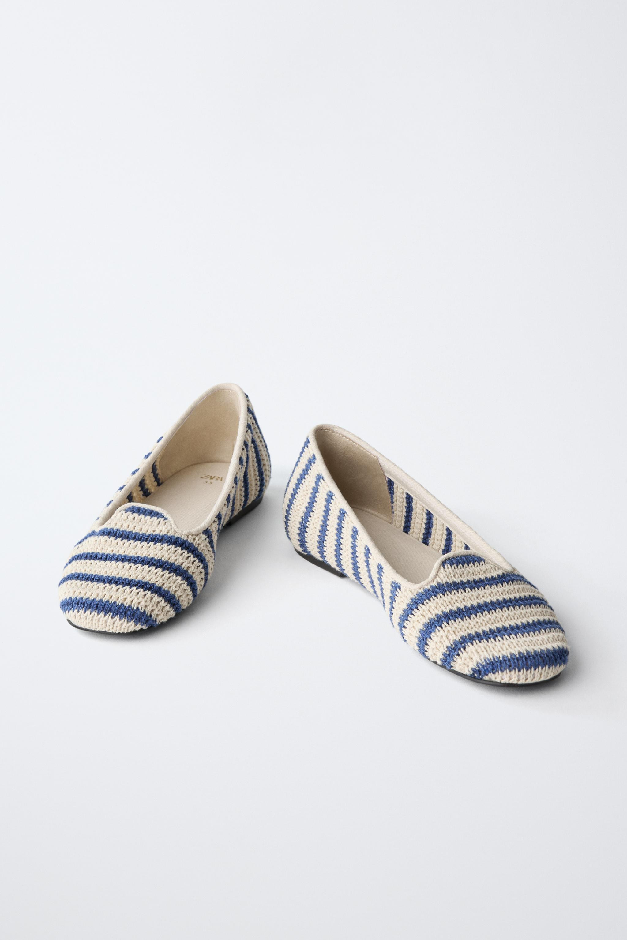 CROCHET BALLET FLATS | Zara US