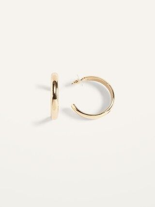 Gold-Toned Metal Hoop Earrings for Women | Old Navy (US)