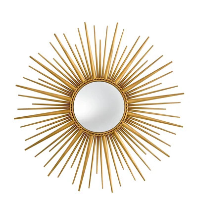 Helios Metal Convex Wall Mirror | Wayfair North America