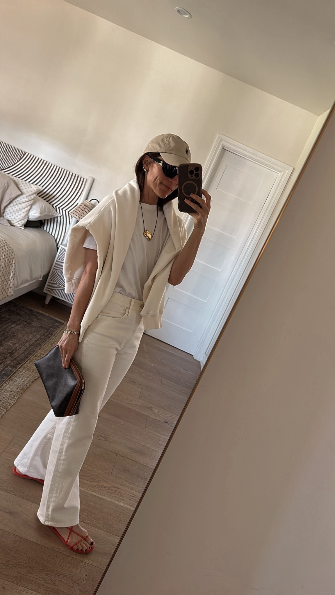 Today’s outfit, modified from January’s capsule because it’s still warm outside 

#LTKOver40 #LTKPetite