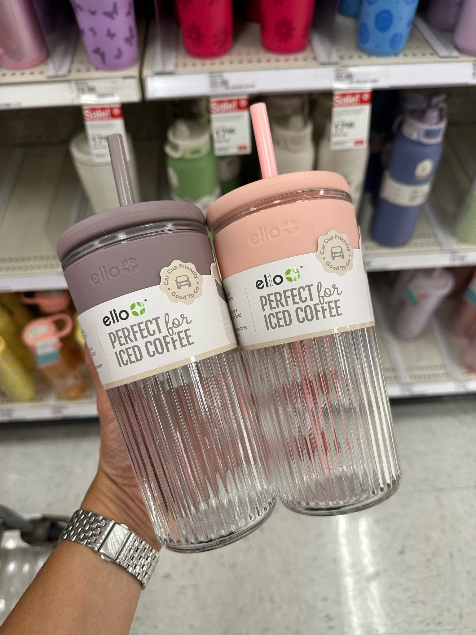 Ello iced coffee cups