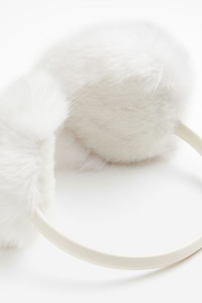 Fluffy Earmuffs - White - Ladies | H&M US | H&M (US + CA)
