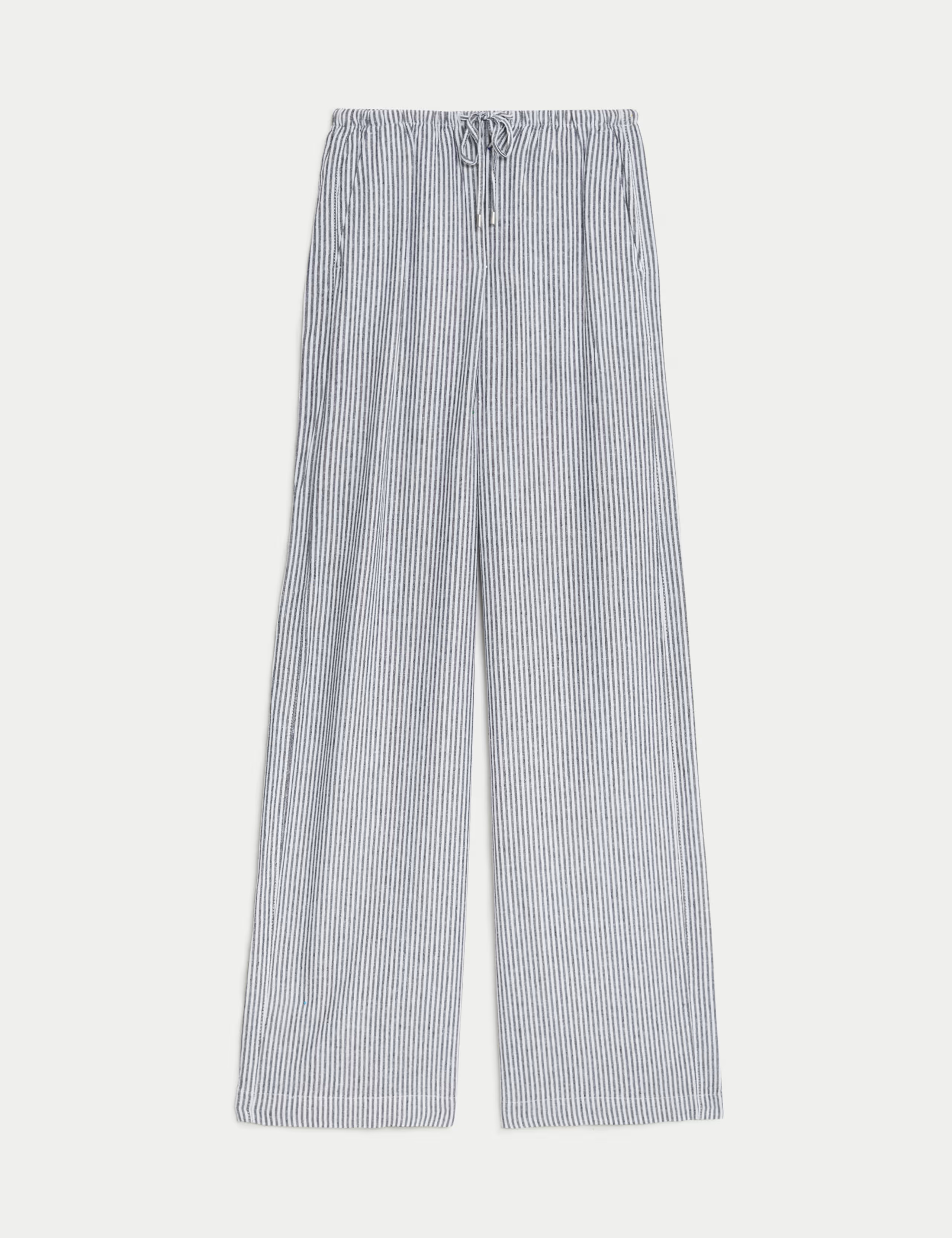 Linen Blend Wide Leg Trousers | Marks & Spencer (UK)