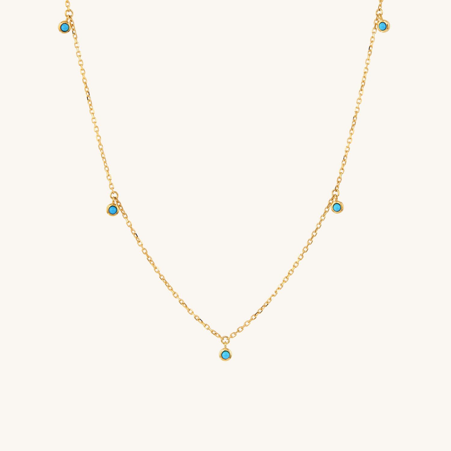 Turquoise Station Necklace - $275 | Mejuri (Global)