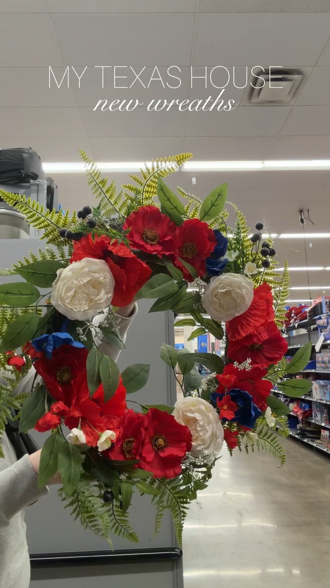 Found the cutest summer wreaths from My Texas House @walmart 💙‼️
