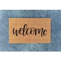 Welcome Doormat  Welcome Mat  Welcome Doormat  Housewarming Gift  New Home Gift  Doormat  Ships Free | Etsy (US)