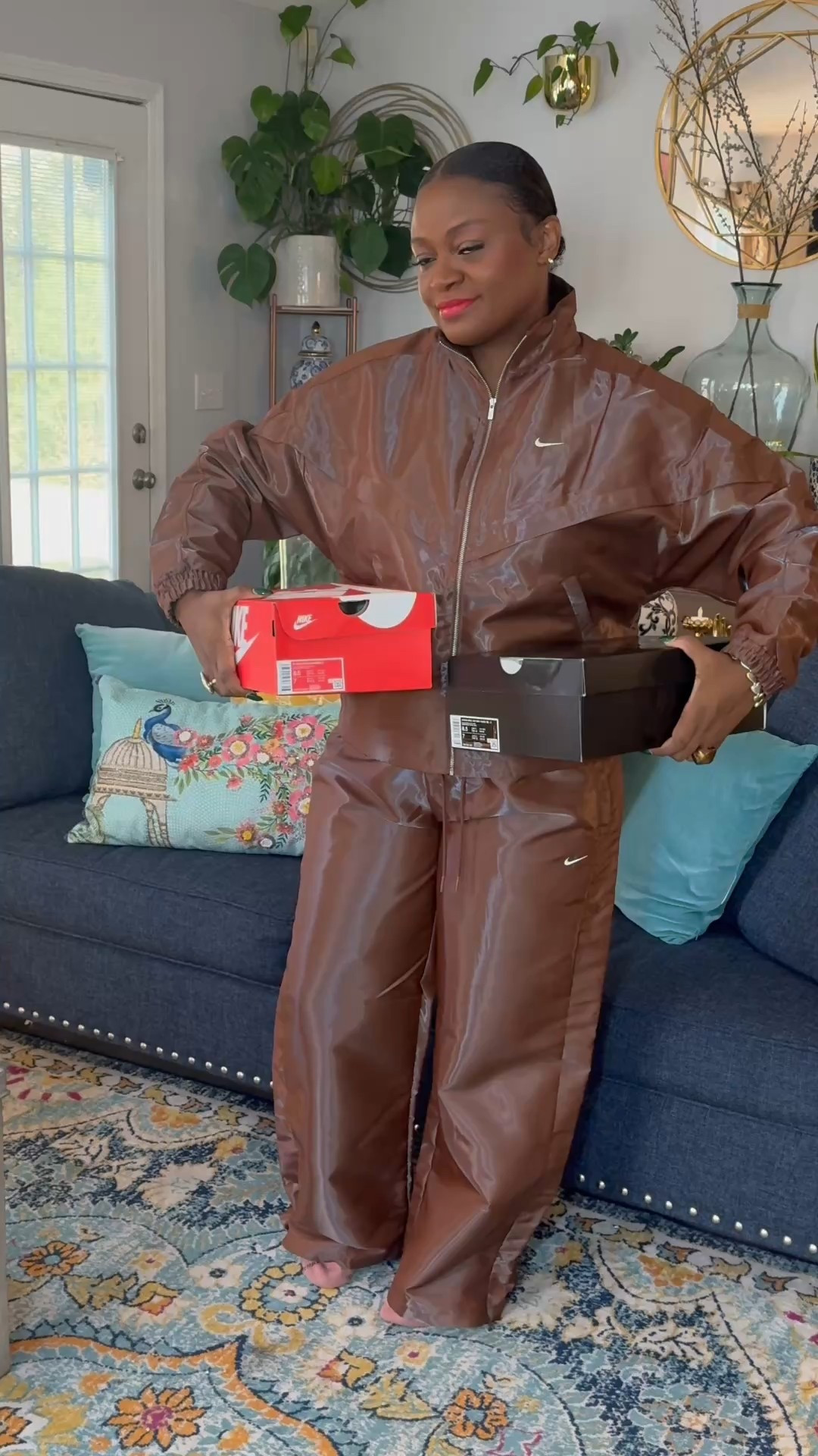 Love all the details on everything I got at Nike 🫶🏾 the white suit is a little oversized but I tucked my jacket and my pants were comfy in a large 🫶🏾 

#LTKShoeCrush #LTKMidsize #LTKStyleTip