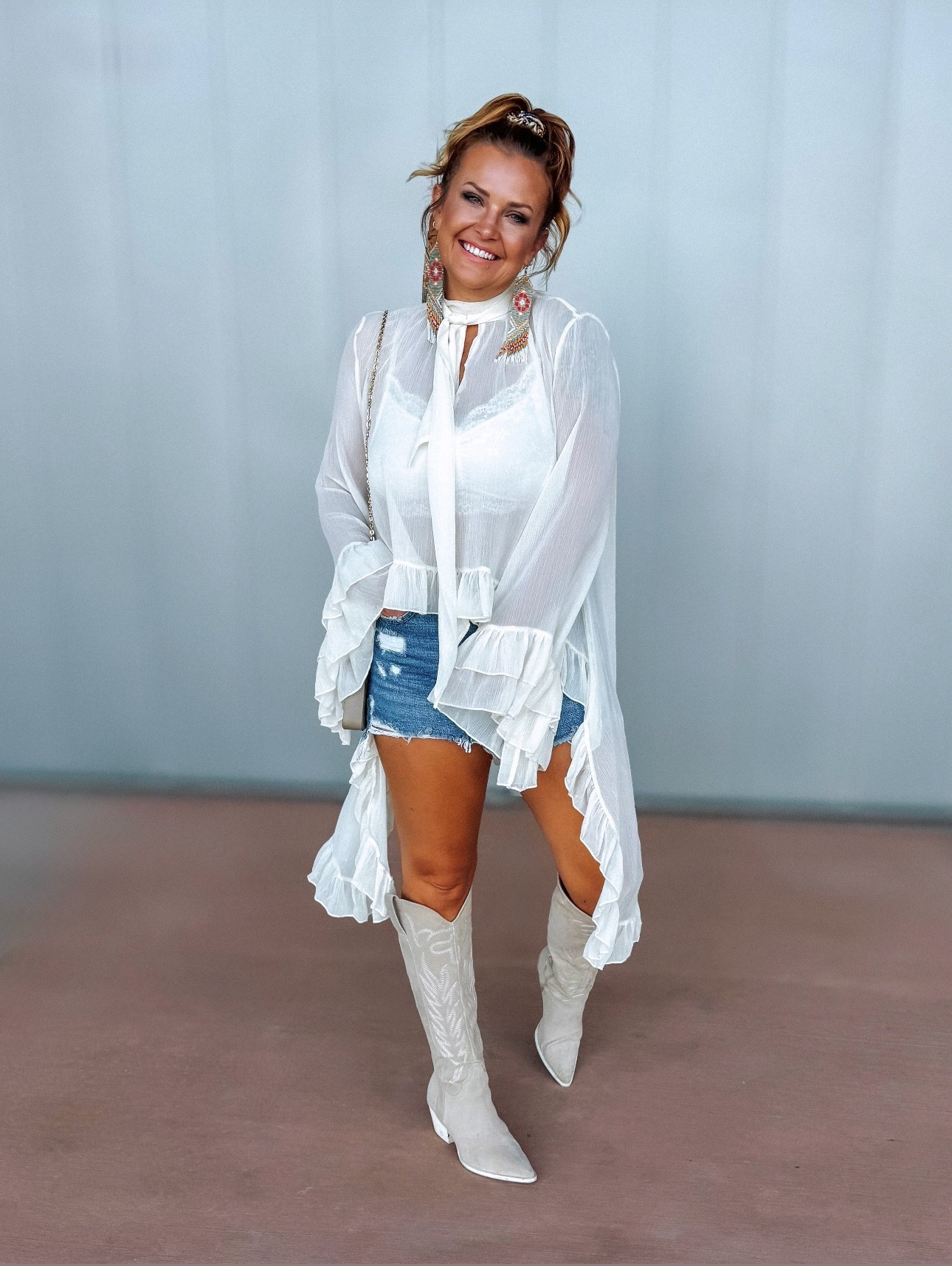 Country concert outfit inspo 🎶🤍🤠 Love this Amazon boho top so much!

#LTKOver40 #LTKFindsUnder50