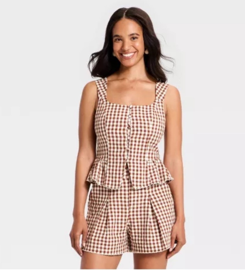 Gingham Tank & Shorts

#LTKootd #LTKTravel #LTKOver40