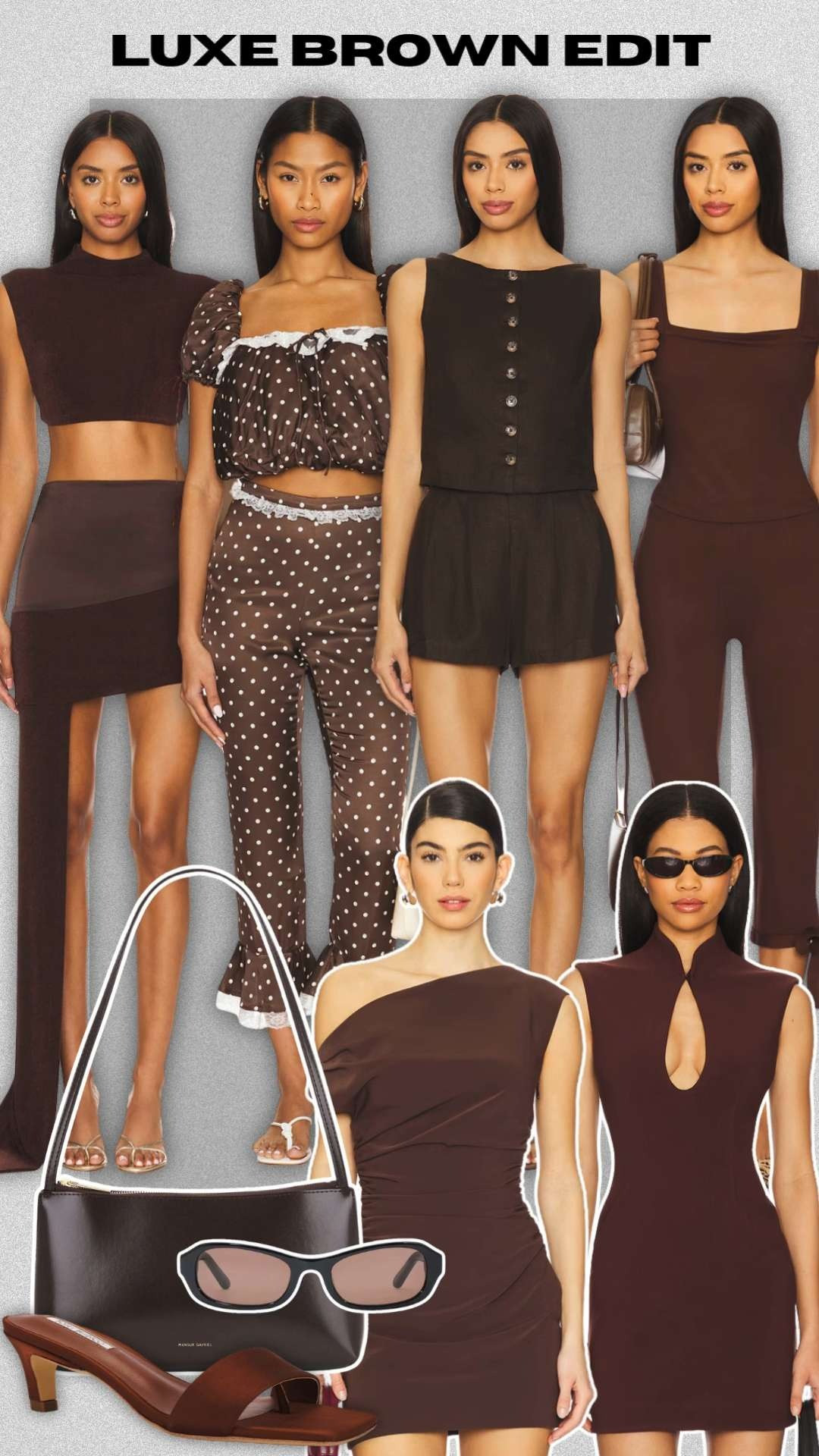 🤎 Luxe Brown Outfit Edit 🤎
Elevated neutrals are having a major moment—and rich, chocolatey tones are leading the way. This luxe brown edit is your go-to guide for sophisticated street style, minimalist glam, and timeless neutral outfits. From silky dresses to tailored sets, shop all the earthy-chic looks from Revolve’s luxe brown collection.

#LuxeBrown #NeutralOutfits #RevolveStyle #BrownAesthetic #FallFashion2025 #LTKOutfits #RevolveFinds #MinimalStyle #ChicNeutralLooks #PinterestOutfitInspo #EarthToneFashion #ChocolateBrownOutfit #MonochromeLook #ElevatedBasics #BrownTones #RevolveFaves #BrownEdit 

 #LTKSeasonal #LTKStyleTip #LTKShoeCrush