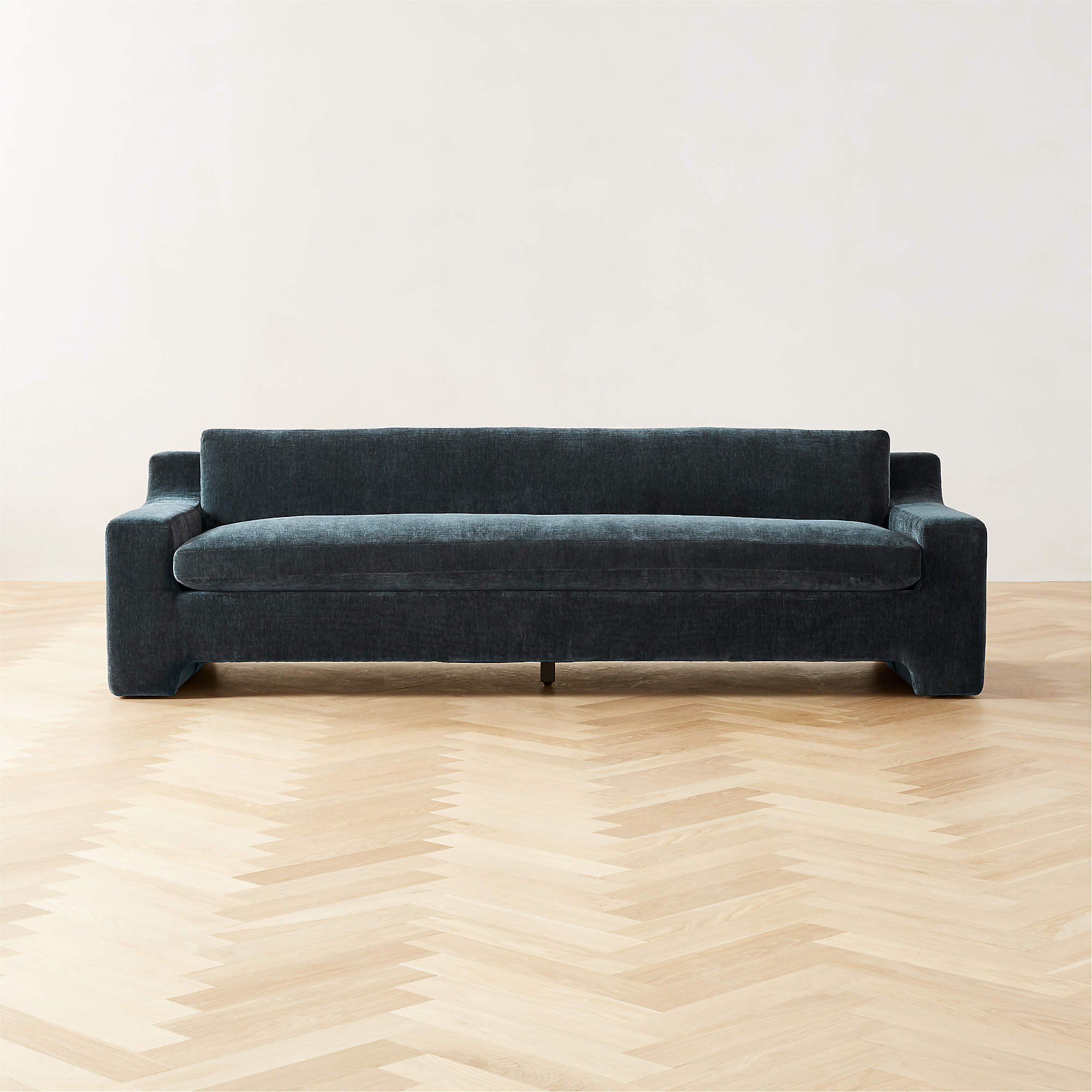 Durant Modern Midnight Blue Sofa + Reviews | CB2 | CB2
