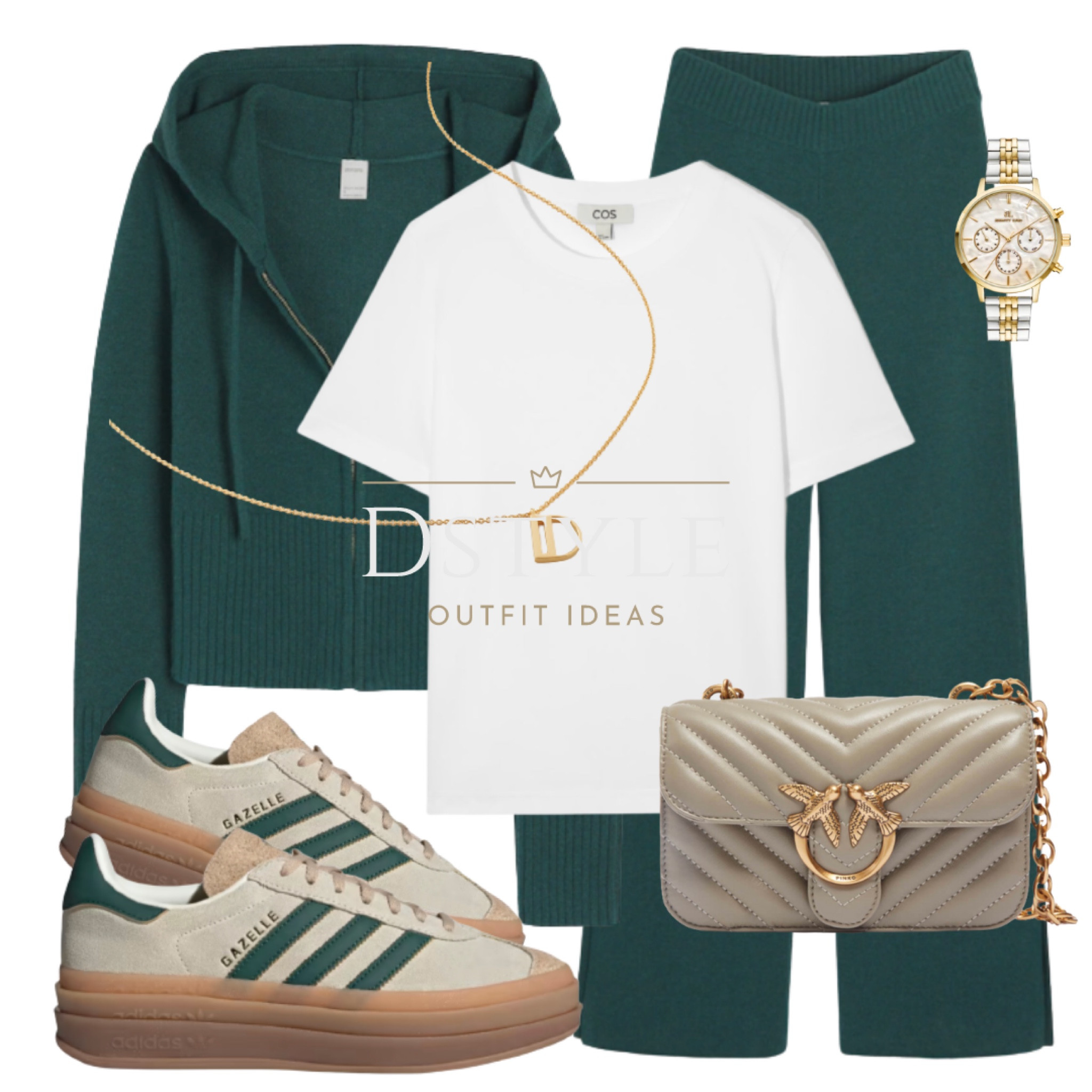 Teal Temptation: Cozy yet chic in a basic white tee paired with a knit set in dark teal - comfy pants and a zip-up hoodie. Elevate your everyday style. 

#LTKfindsunder50 #LTKSeasonal #LTKstyletip