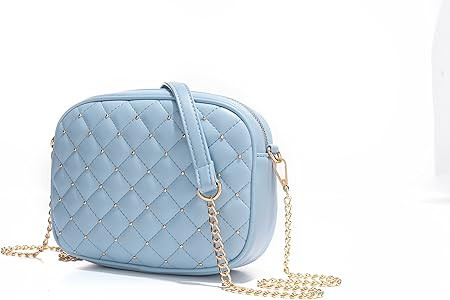 Hanbella Cross body Clutch Purses for Women & Teens - Cute Small Quilted Leather Shoulder Bag wit... | Amazon (US)