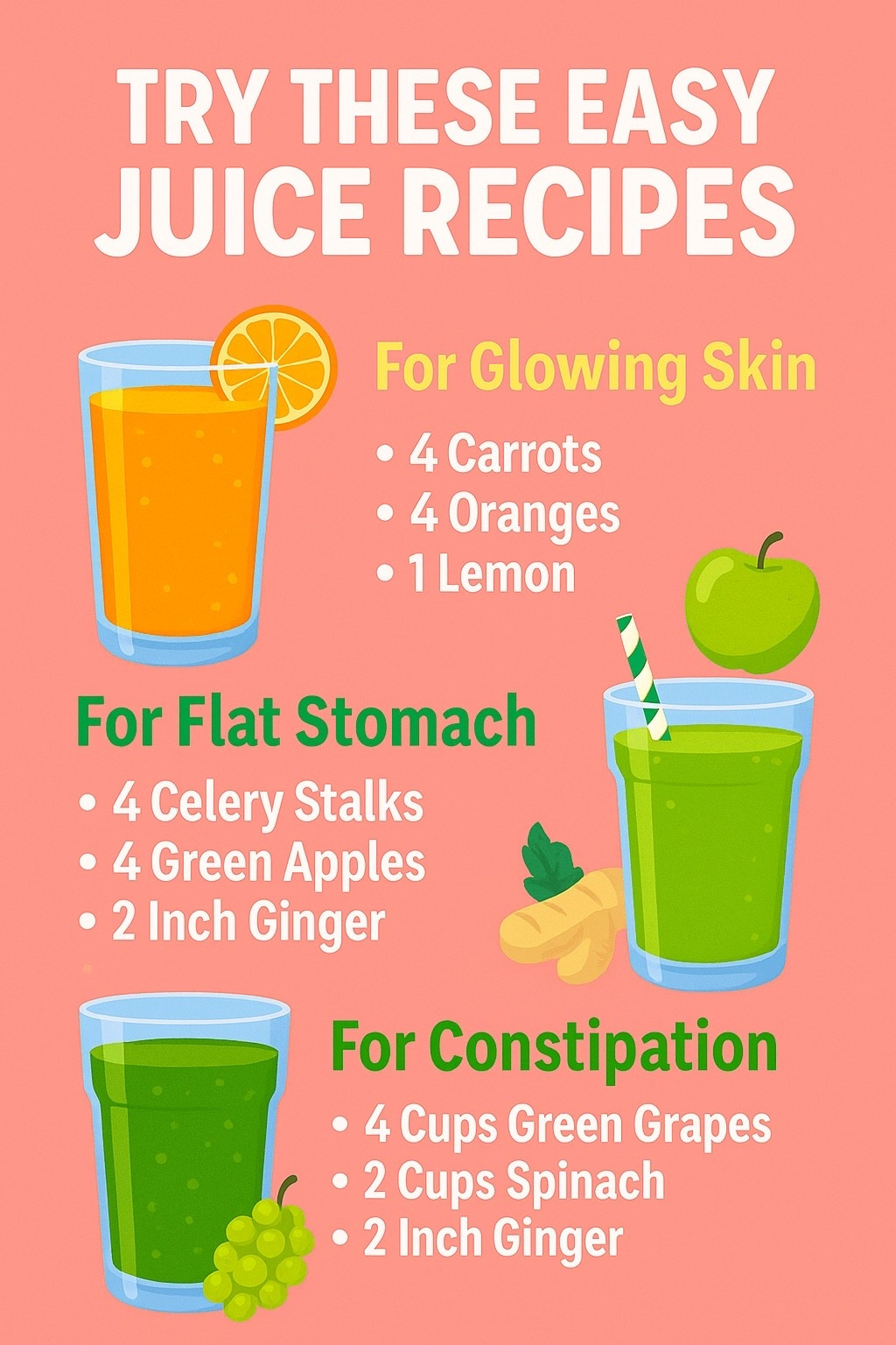 Powerful juices don’t need to have a bunch of ingredients, and you definitely don’t need to force yourself to drink nasty recipes you don’t even like.

I personally love easy, delicious, feel-good juices with UNDER 5 ingredients. They’re simple to make, taste amazing, and still give your body everything it needs to glow, digest better, and burn fat naturally.

Try these easy combos from today’s graphic and let me know what you think. Consistency becomes so much easier when your recipes are quick, simple, and actually enjoyable.

And of course, you need a good, reliable juicer that makes the process even easier. A high-quality cold-pressed juicer makes a massive difference in taste, texture, and how long your juices stay fresh.

I linked my favorite and the best juicer on the market. 

#JuicingWithPriiincesss #InvestInYourHealth #EasyJuiceRecipes #HealthyHabits #DailyJuicing #NamaJ2 #ColdPressedJuicer #BlackFridayDeals #BlackFridaySale #WellnessJourney #FallWellness

#LTKActive #LTKfitnessgoals #LTKCyberWeek