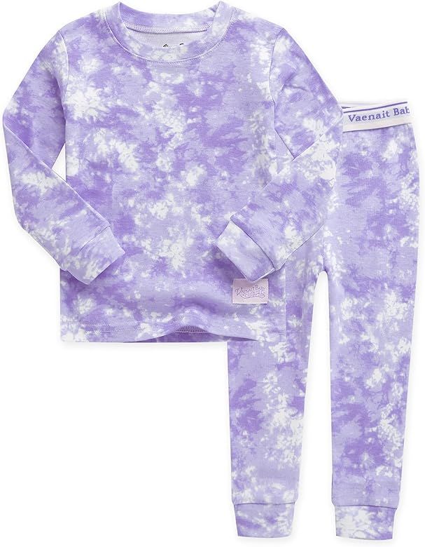 VAENAIT BABY 12M-12 Toddler Kids Boys Girls 100% Cotton Marbling Sung Fit Sleepwear Pajamas 2pcs ... | Amazon (US)
