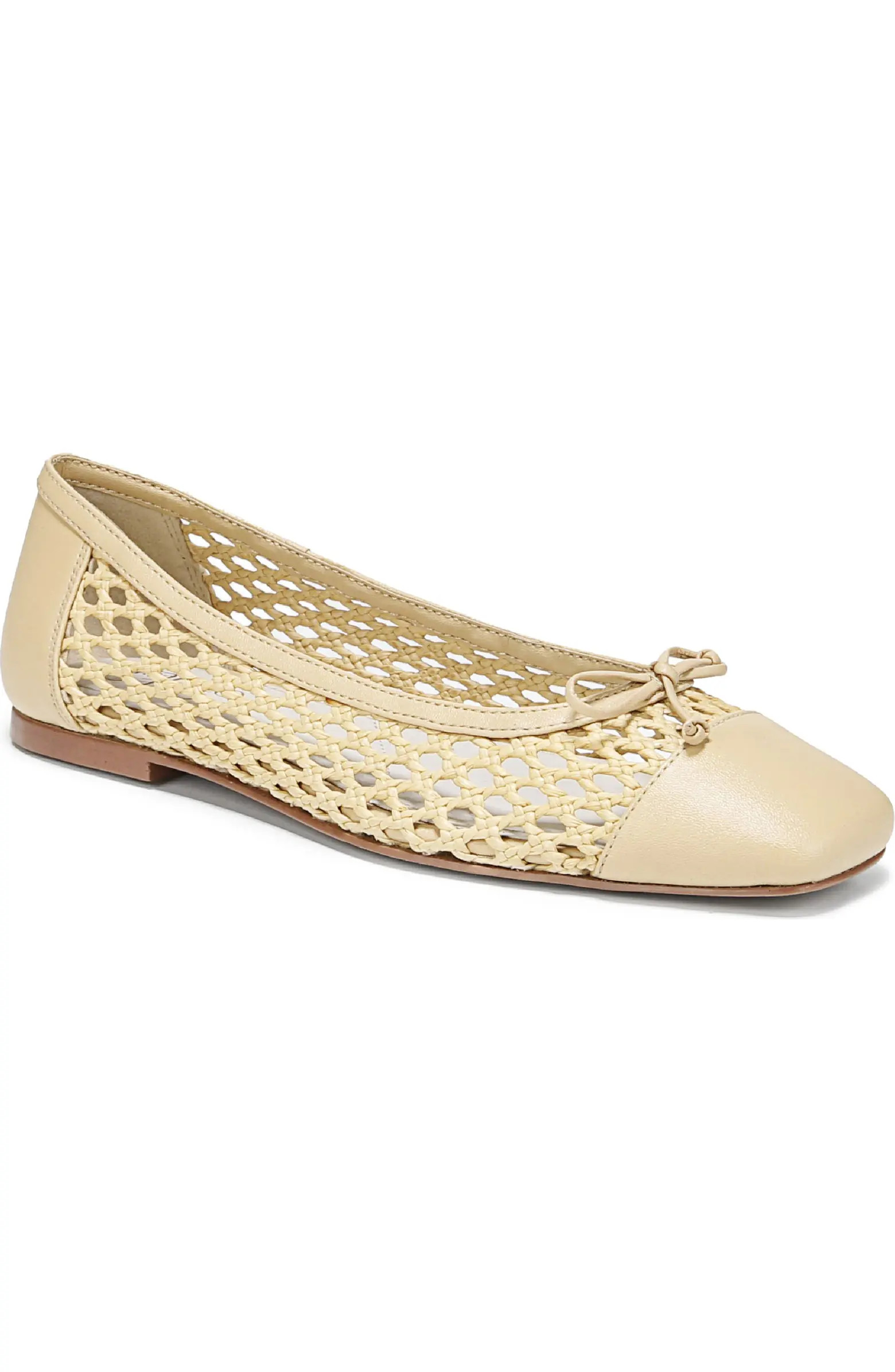 Myra Cap Toe Woven Flat (Women) | Nordstrom Rack