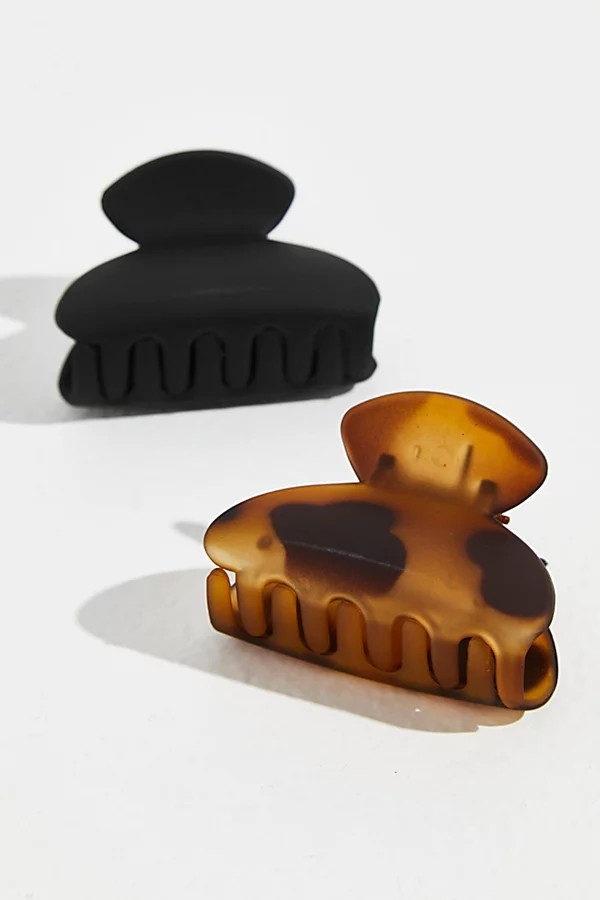 Kitsch Recycled Plastic Small Claw Clip by Kitsch at Free People, Black / Tort, One Size | Free People (Global - UK&FR Excluded)