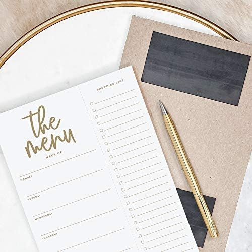 Bliss Collections Magnetic Meal Planner Notepad, 50 Sheets - Luxe to Do List and Organizer for Gr... | Amazon (US)