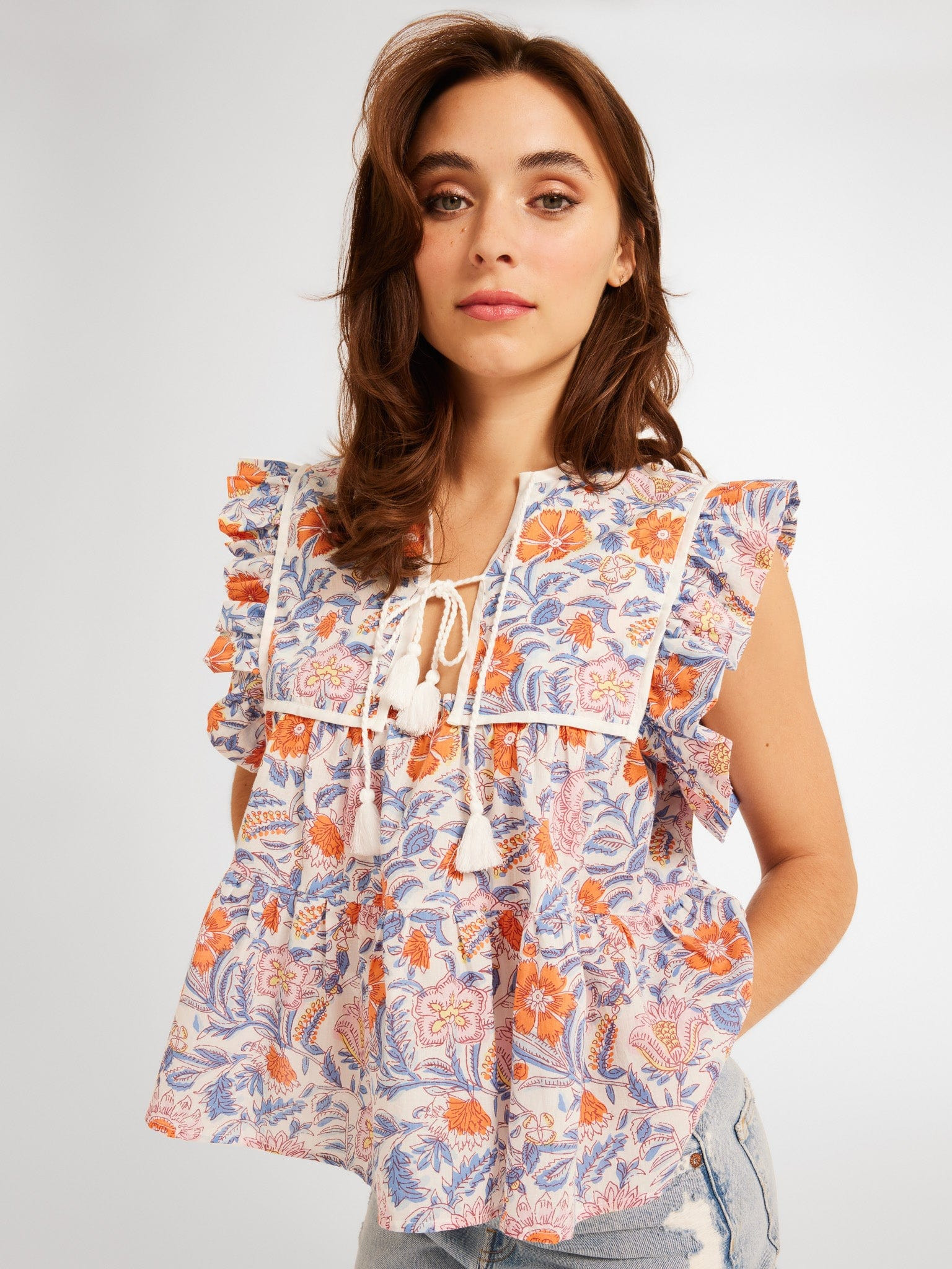 Chelsea Top in Newport Floral | Mille