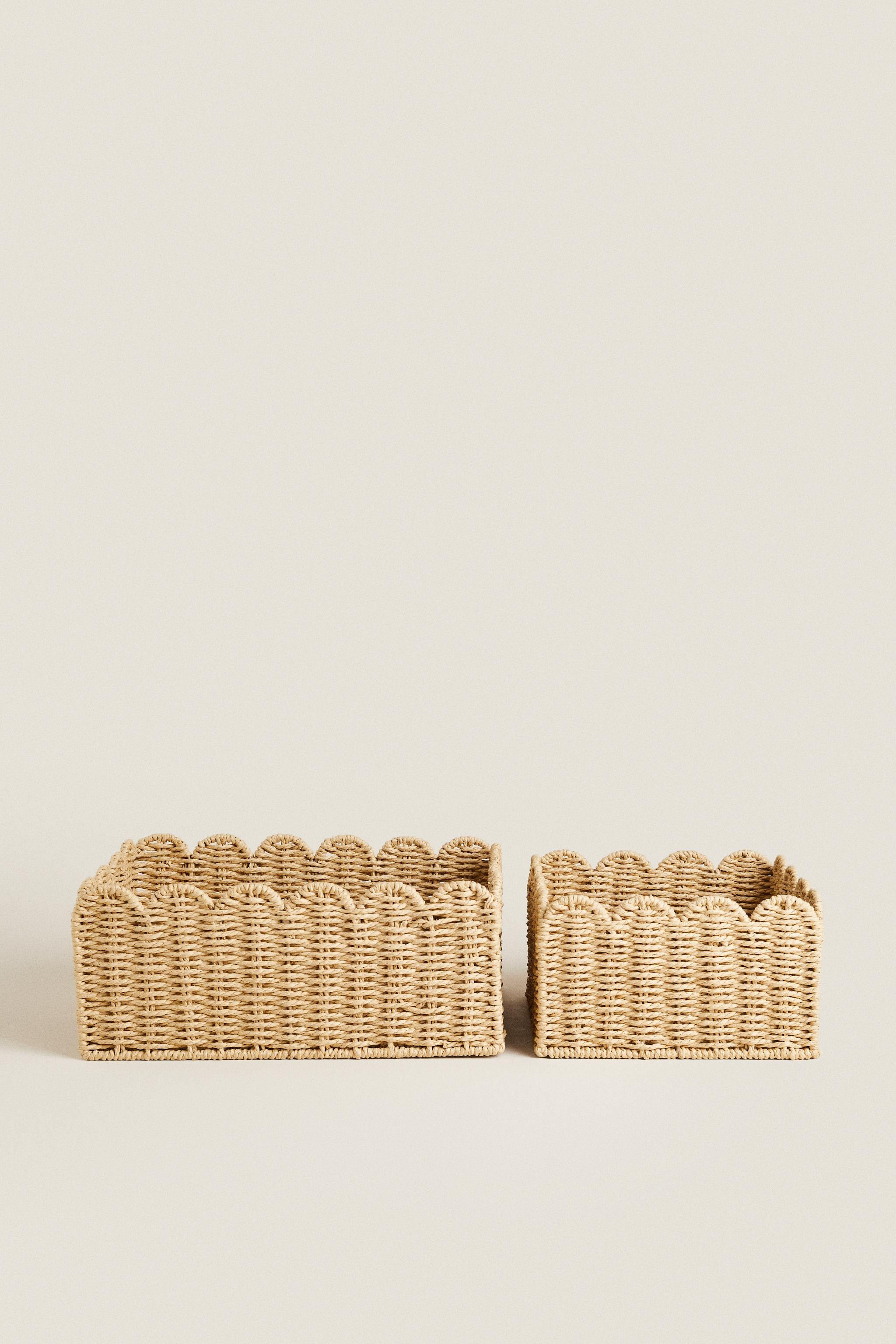 SCALLOPED BASKET | Zara US