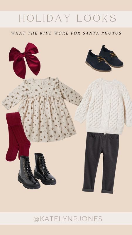 Holiday outfits for little girls and boys, what the kids wore for photos with Santa 🎅🏻 (Dane's shoes are from Zara Kids) 

#LTKSeasonal #LTKkids #LTKHoliday