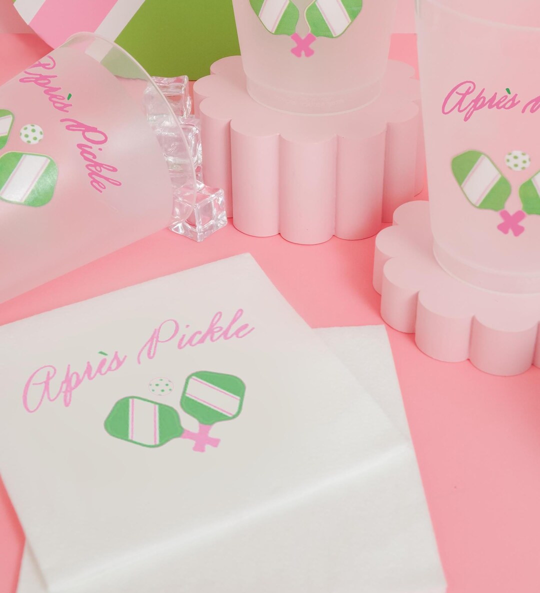 Apres Pickle Cocktail Napkins Pickleball | Set of 20 - Etsy | Etsy (US)